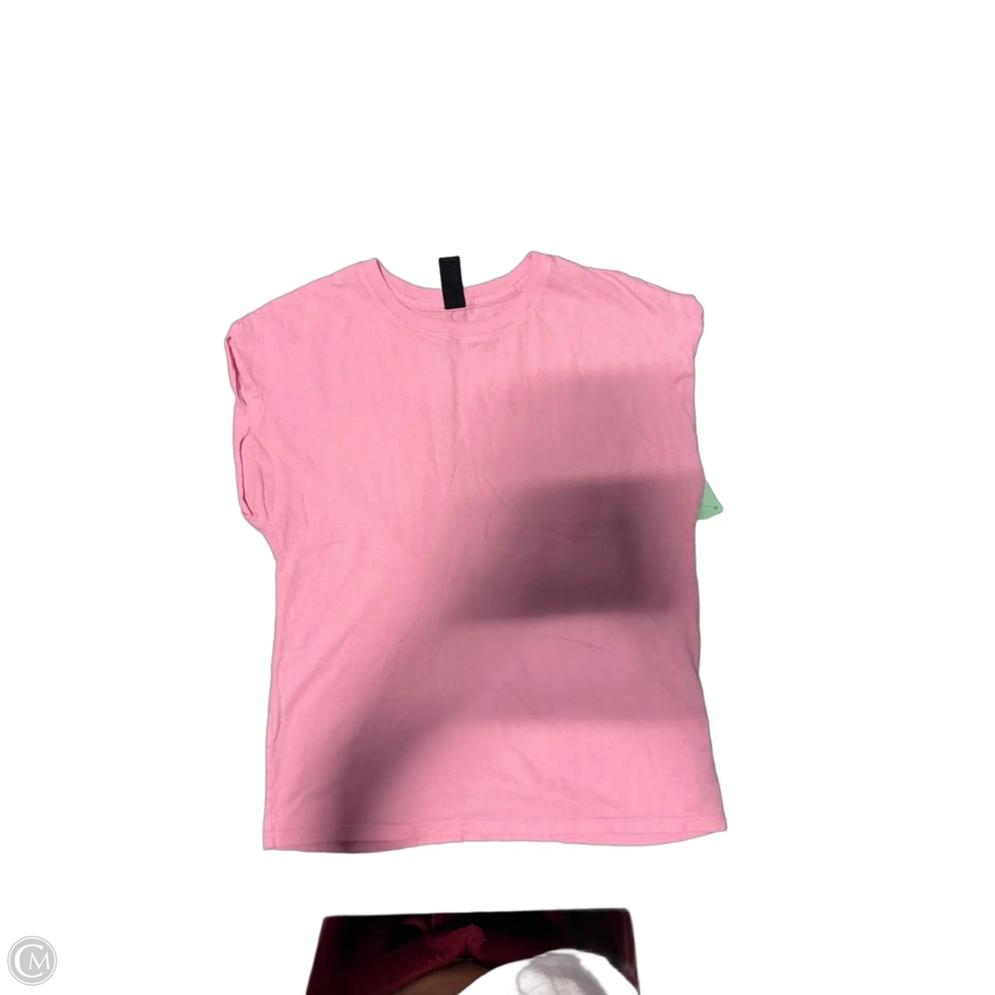 Top Short Sleeve By Bobi In Pink, Size: Xs