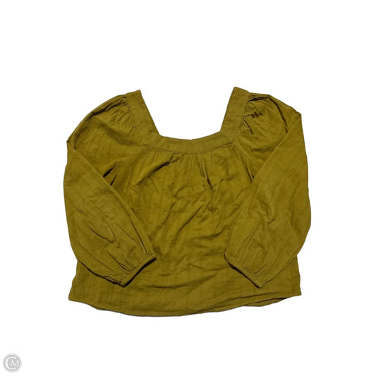 Top Long Sleeve By Sonoma In Green, Size: L