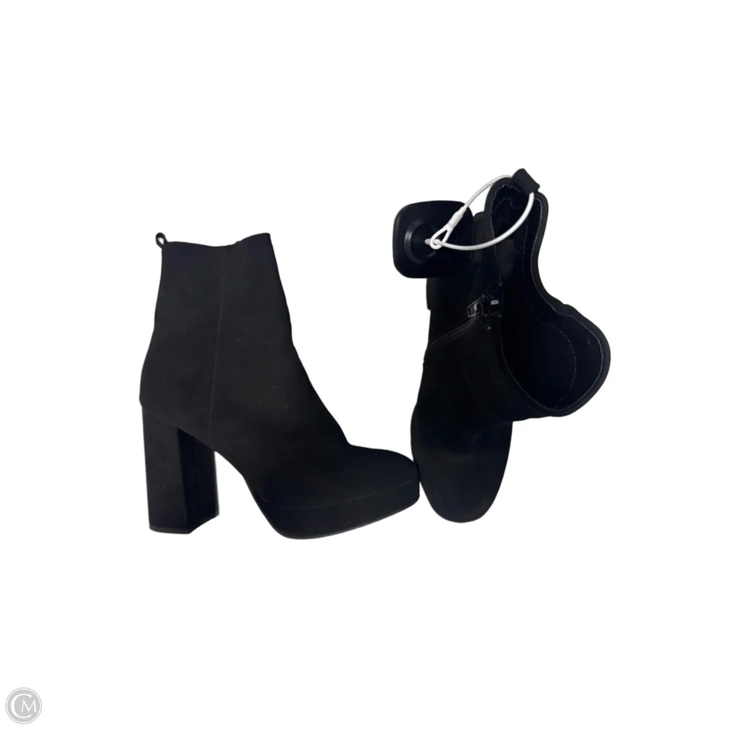 Boots Ankle Heels By Report In Black, Size: 9