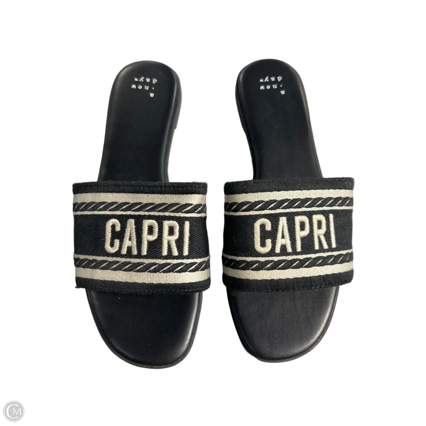 Shoes Flats By A New Day In Black, Size: 8