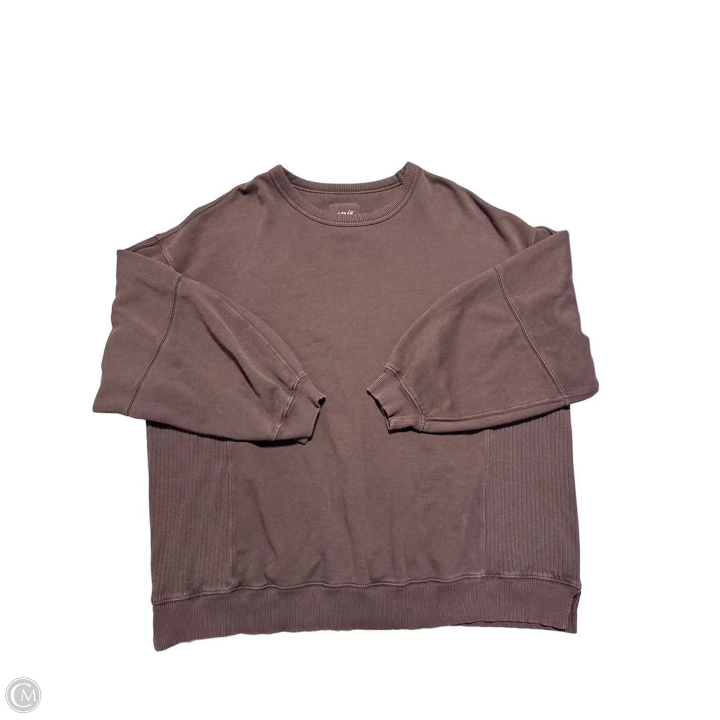Sweatshirt Crewneck By Aerie In Brown, Size: Xl