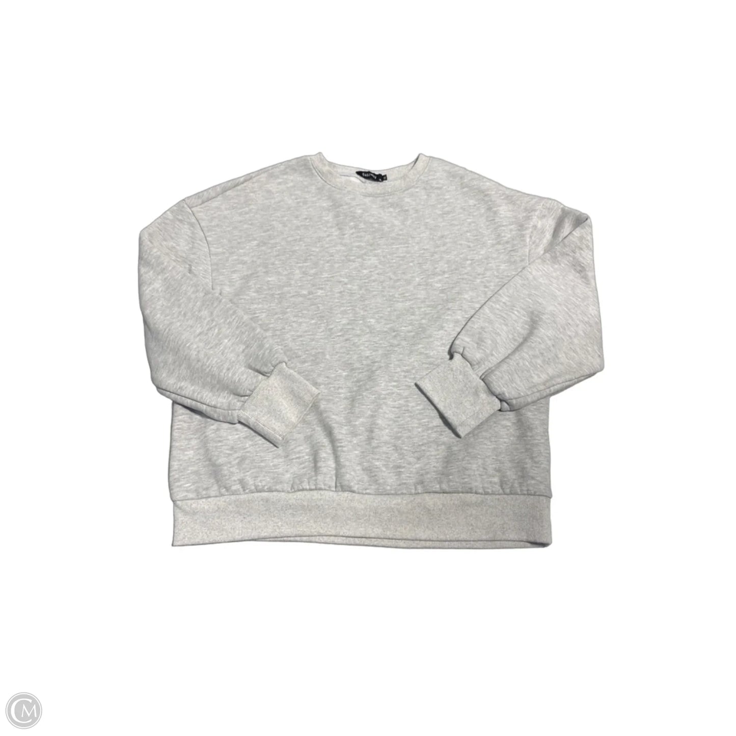 Sweatshirt Crewneck By Automet In Grey, Size: M