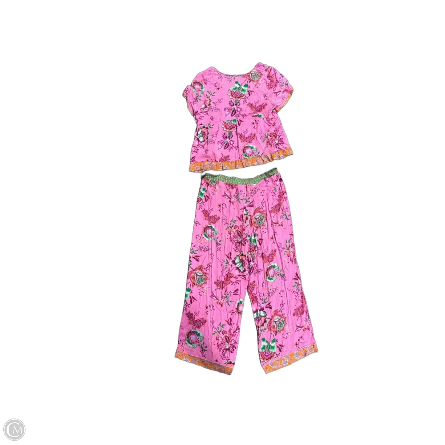 Pants Set 2pc By Cme In Pink, Size: 3x
