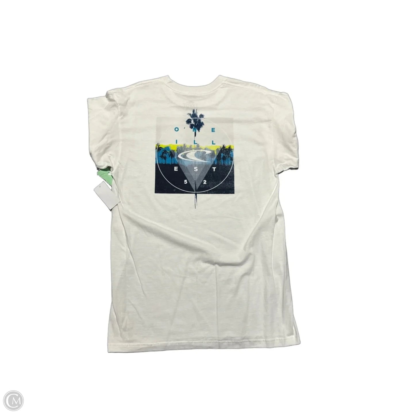 Top Short Sleeve By Oneill In White, Size: L