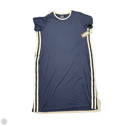 Dress Casual Midi By Cmb In Navy, Size: 3x