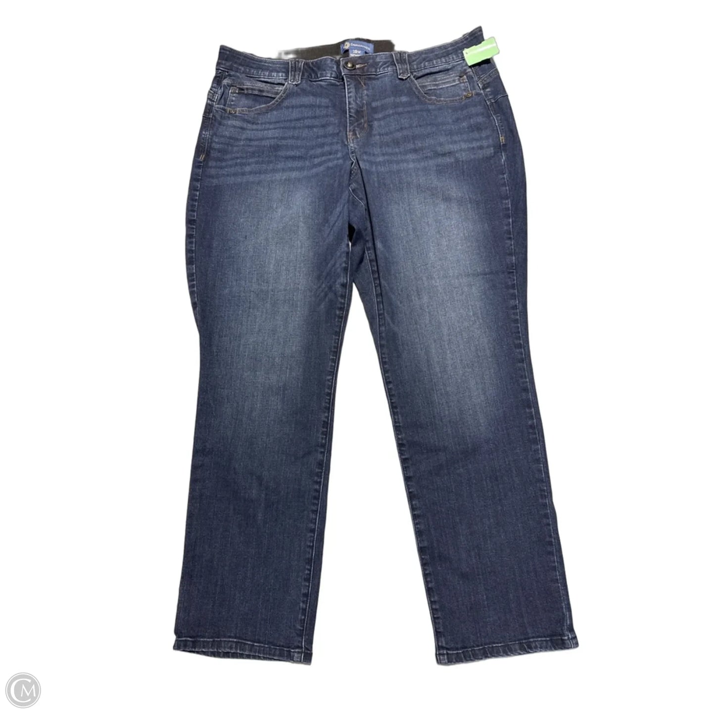 Jeans Skinny By Democracy In Blue Denim, Size: 18
