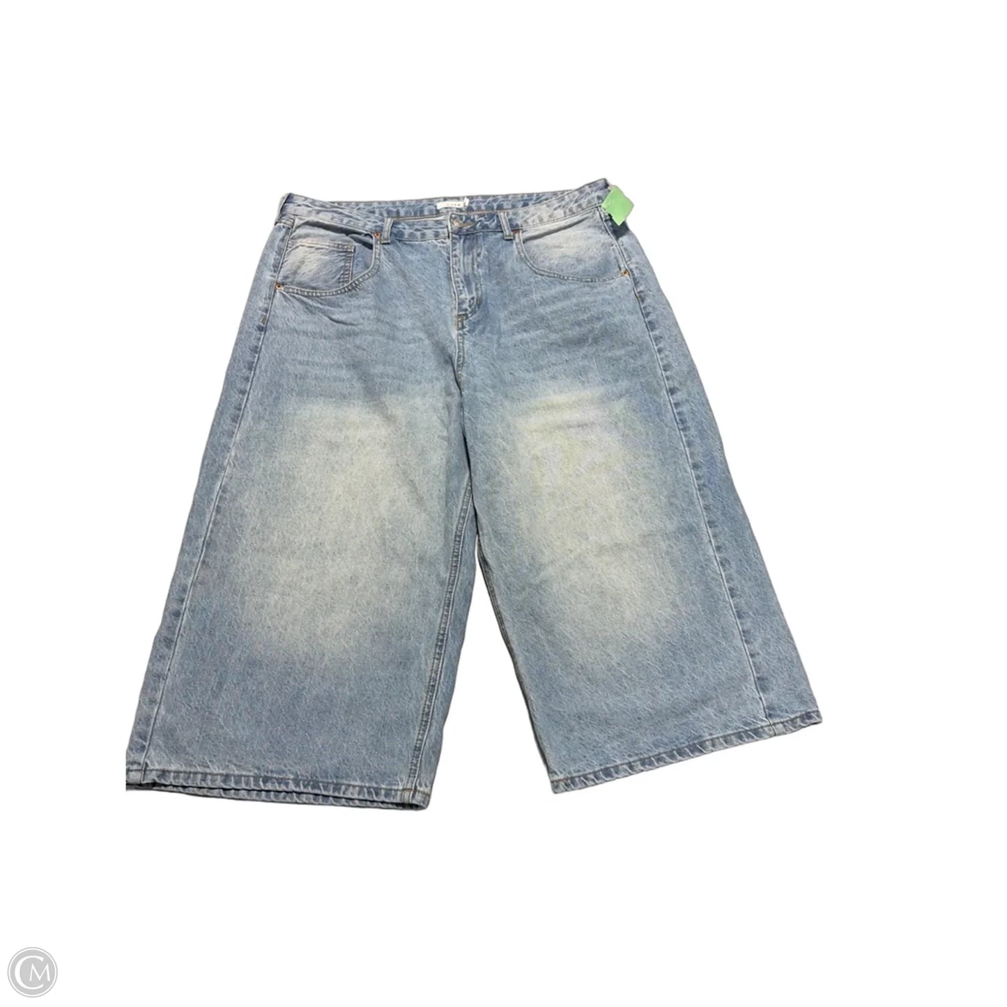 Jeans Cropped By Cmc In Blue Denim, Size: 18