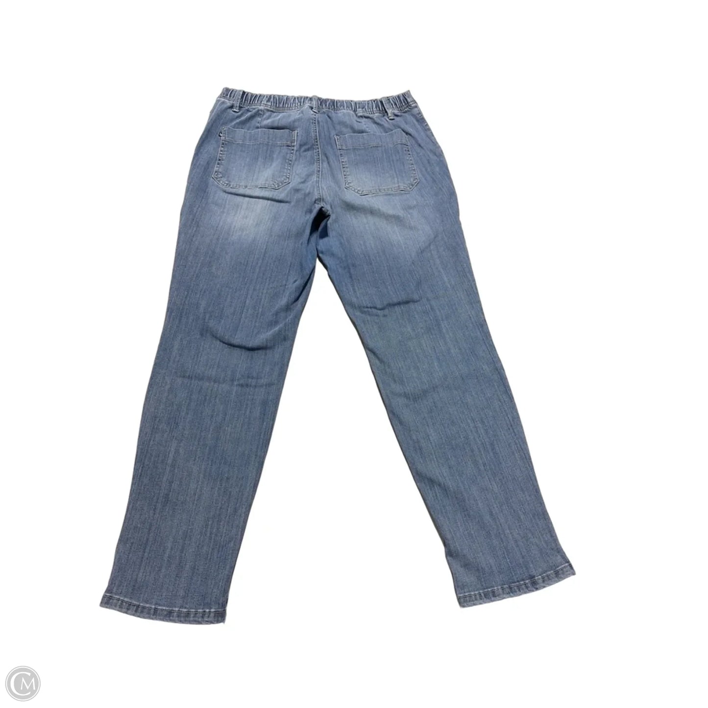 Jeans Straight By Judy Blue In Blue Denim, Size: 14