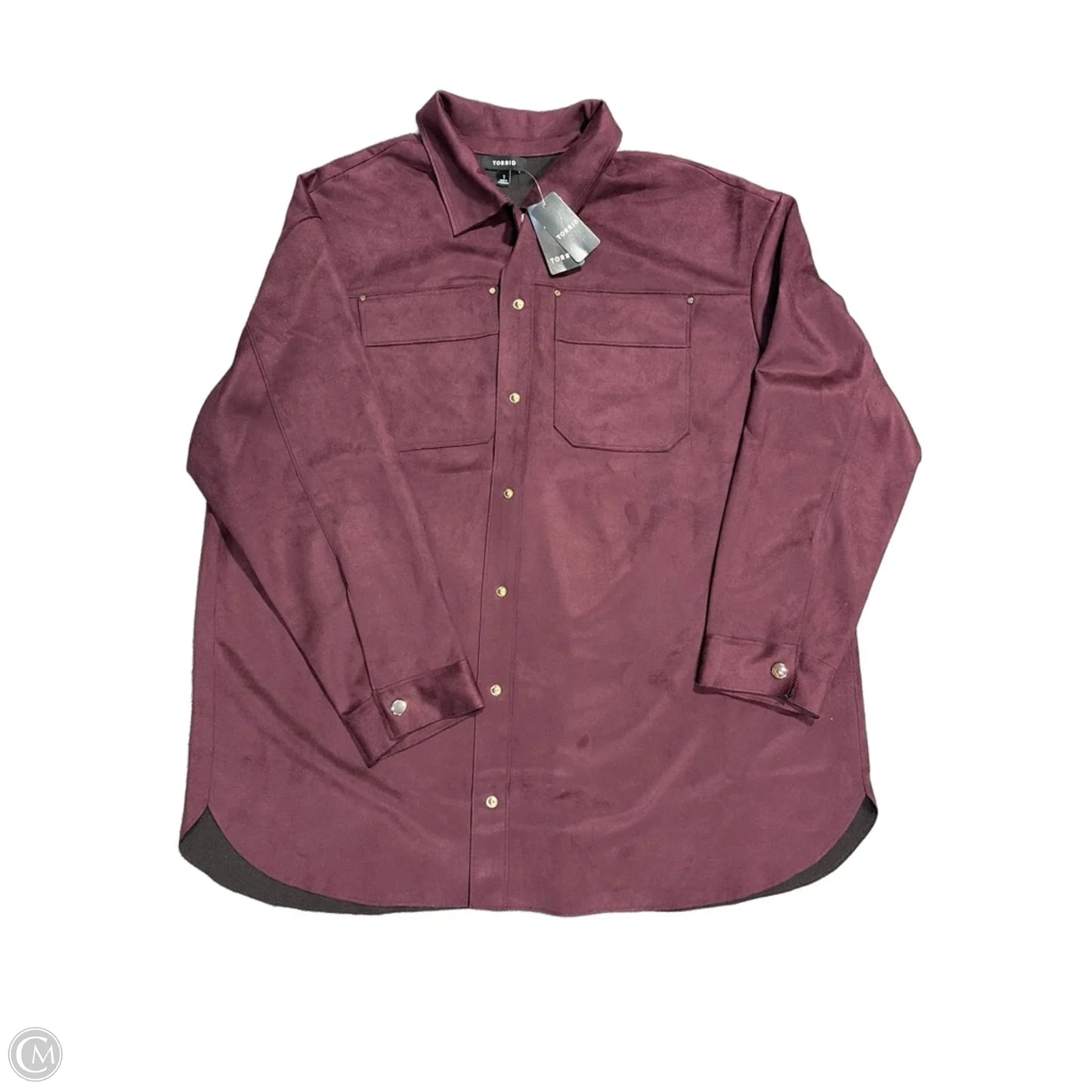 Jacket Other By Torrid In Purple, Size: 1x