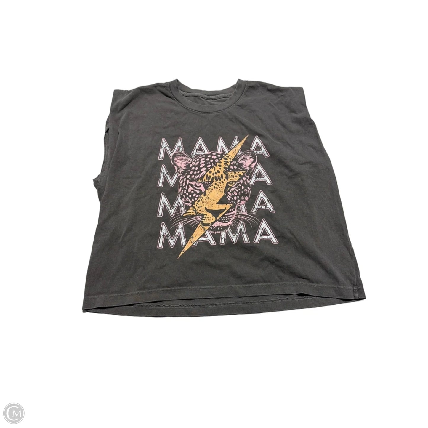 Top Short Sleeve Basic By Cmc In Grey, Size: L