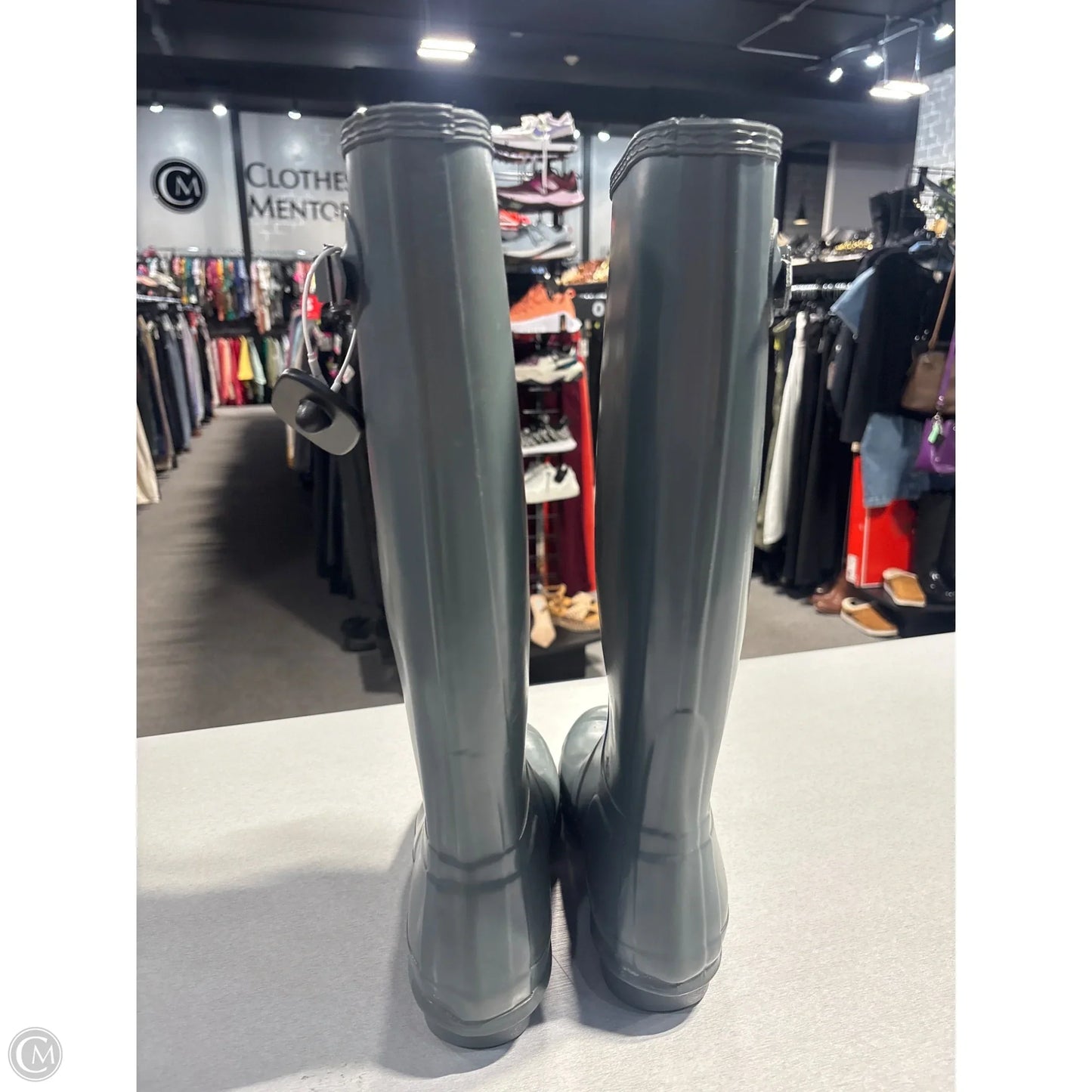 Boots Rain By Hunter In Grey, Size: 9