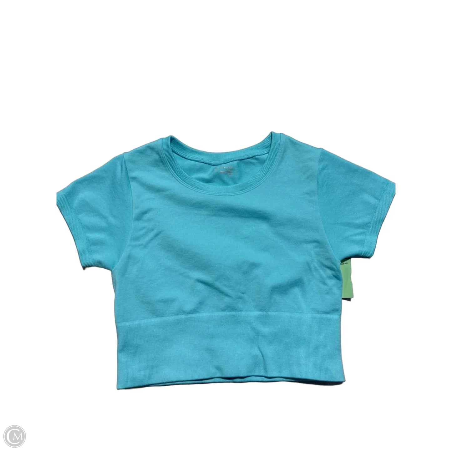 Athletic Top Short Sleeve By Offline In Blue, Size: S