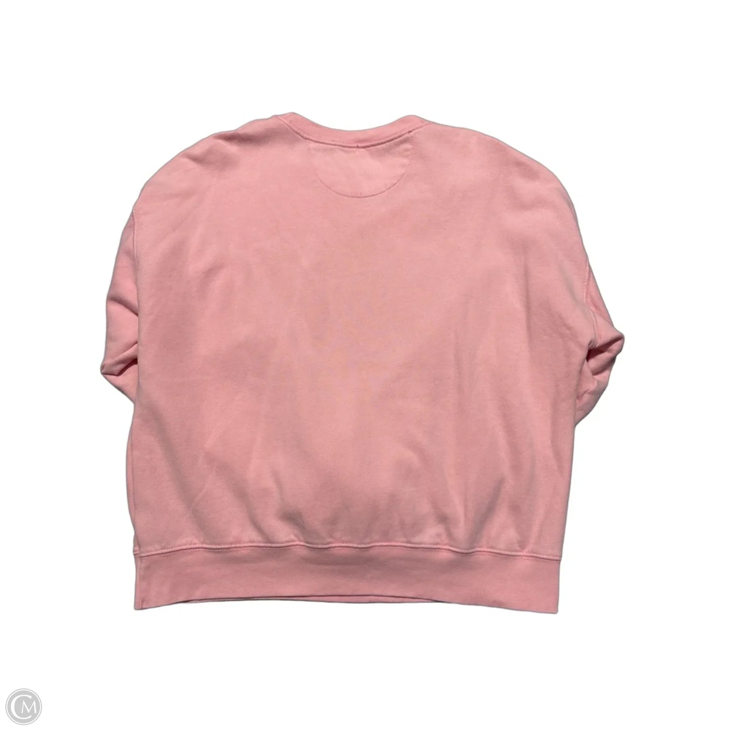 Top Long Sleeve By American Eagle In Pink, Size: M