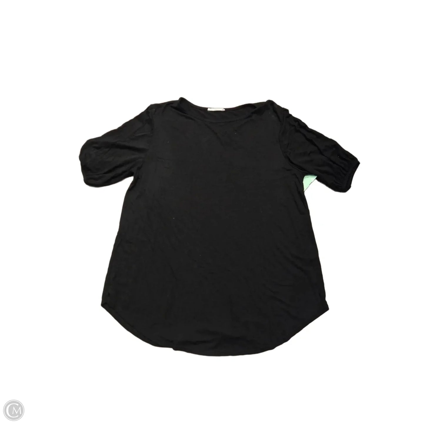 Top Short Sleeve By Bombom In Black, Size: M