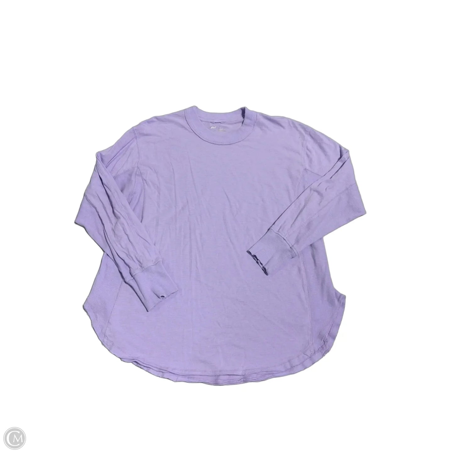 Top Long Sleeve By Aerie In Purple, Size: S