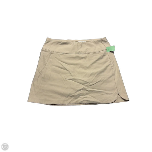 Skirt Mini & Short By Lady Hagen In Tan, Size: Xl