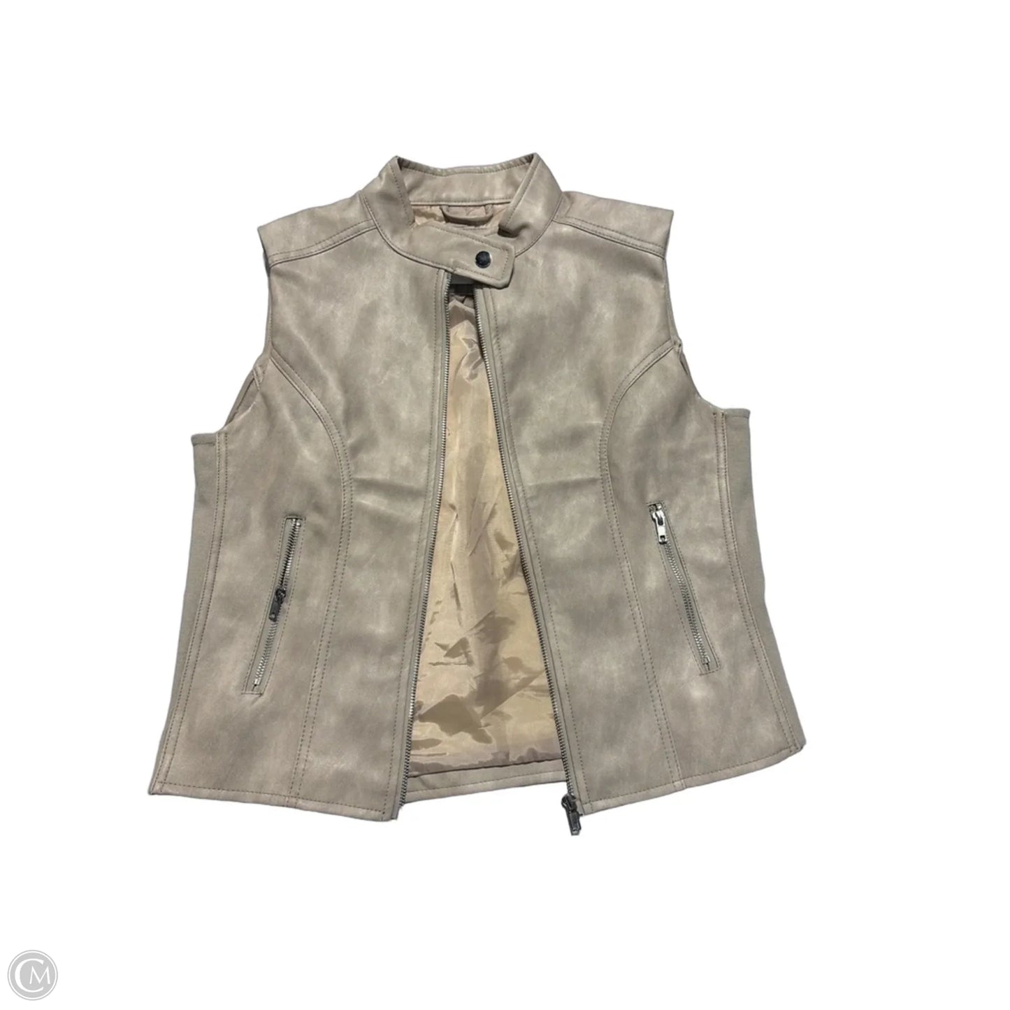 Vest Other By Cmb In Tan, Size: M