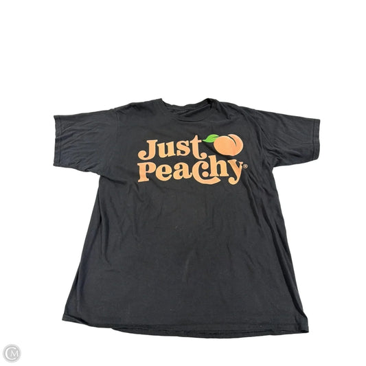 Top Short Sleeve By Cmc In Black, Size: Xl