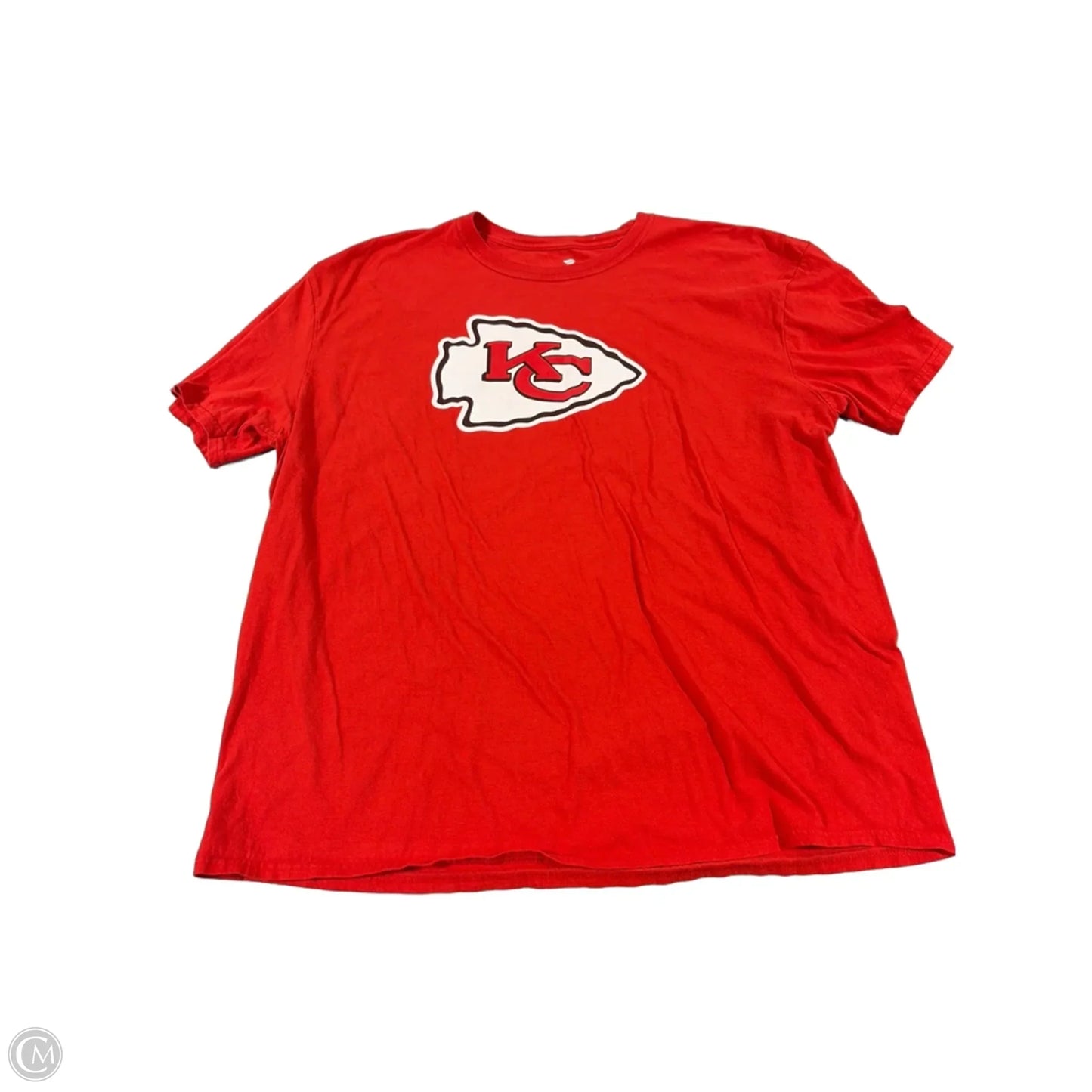 Top Short Sleeve By Fanatics In Red, Size: 2x