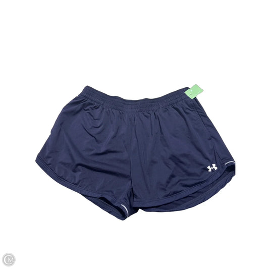 Athletic Shorts By Under Armour In Navy, Size: L