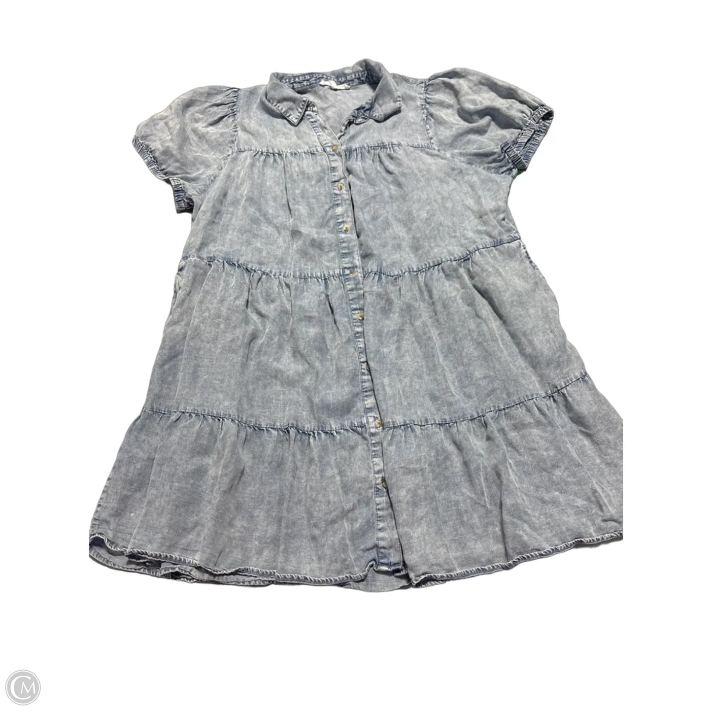 Dress Casual Midi By Jane And Delancey In Blue Denim, Size: Xl