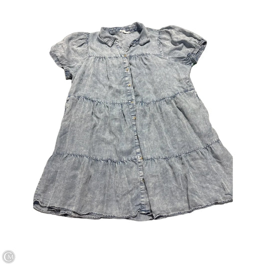 Dress Casual Midi By Jane And Delancey In Blue Denim, Size: Xl