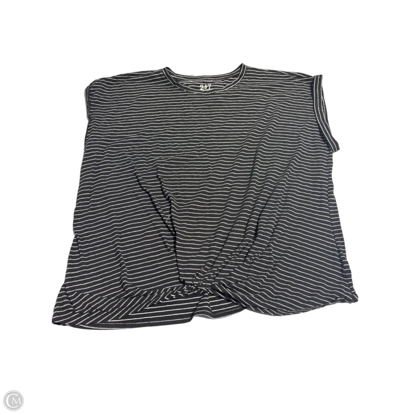Top Short Sleeve By Maurices In Black, Size: Xxl