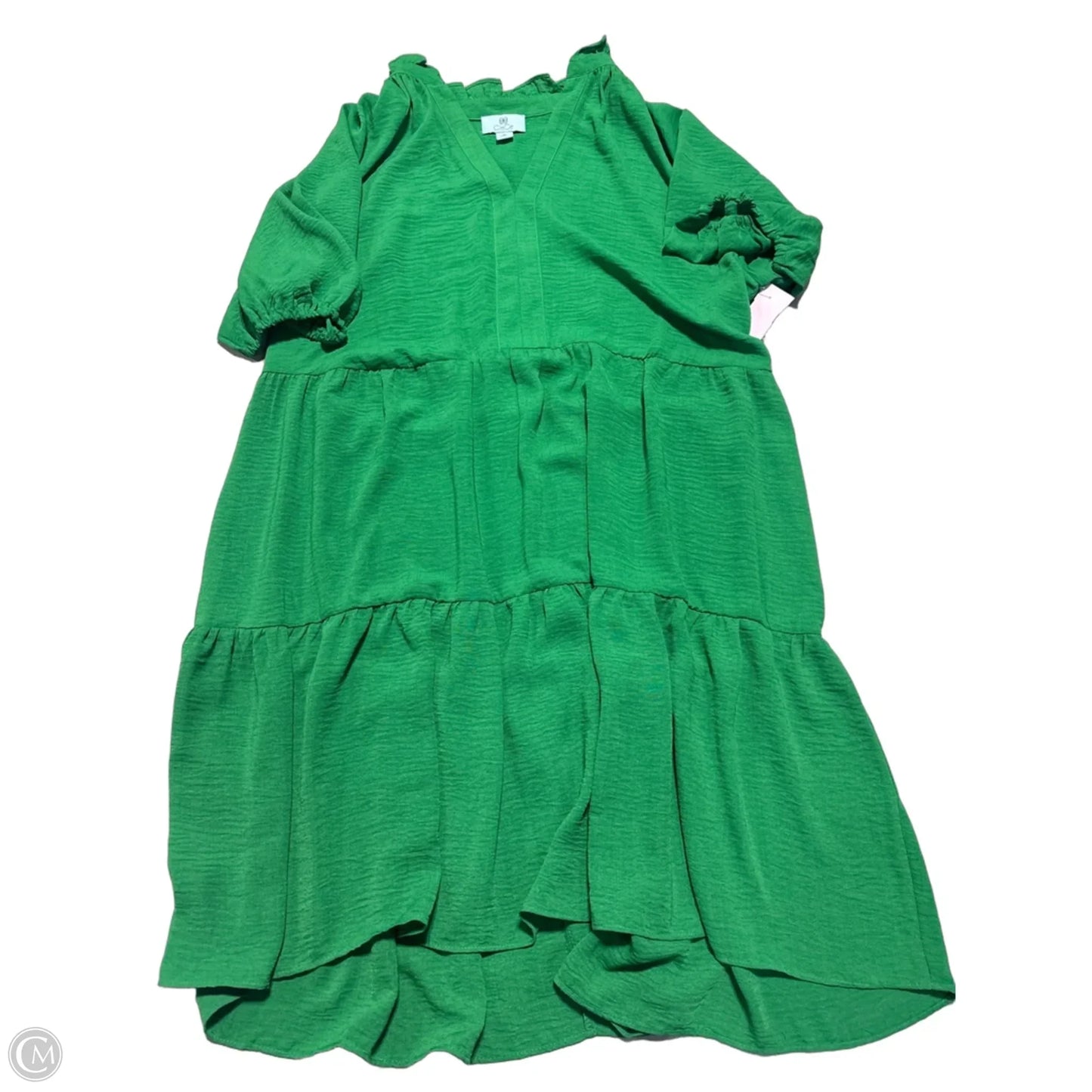 Dress Casual Short By Cece In Green, Size: 1x