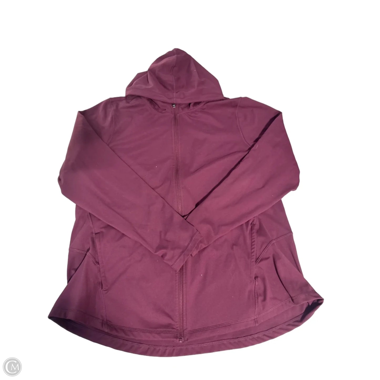 Athletic Jacket By Reebok In Red, Size: Xxl