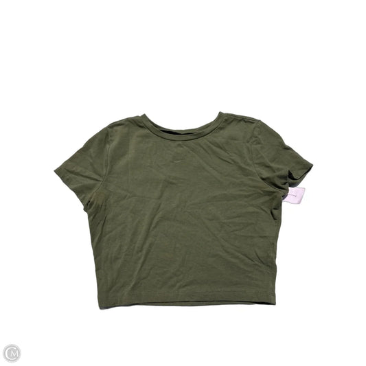 Top Short Sleeve By Wild Fable In Green, Size: M