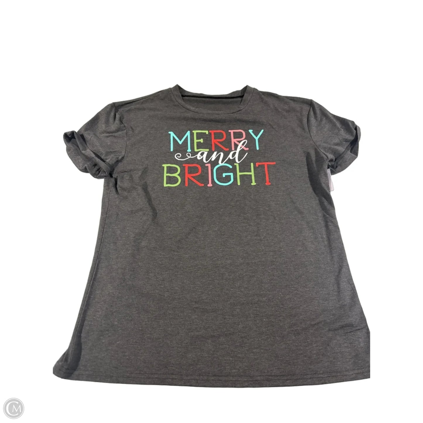 Top Short Sleeve By Cmc In Black, Size: Xl