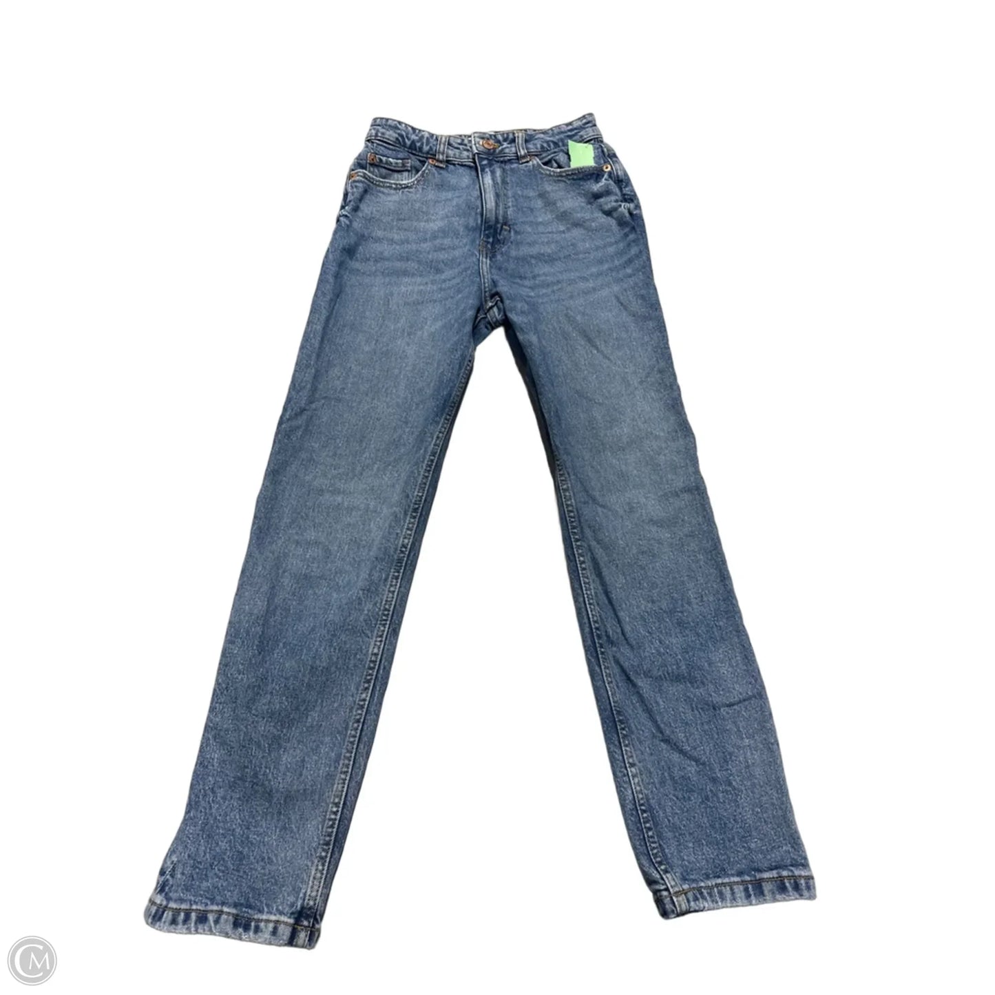 Jeans Straight By Zara In Blue, Size: 4