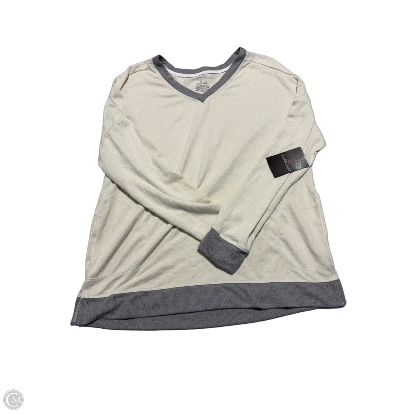 Top Long Sleeve By Cuddl Duds In Tan, Size: L