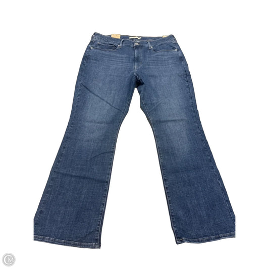 Jeans Boot Cut By Levis In Blue, Size: 16