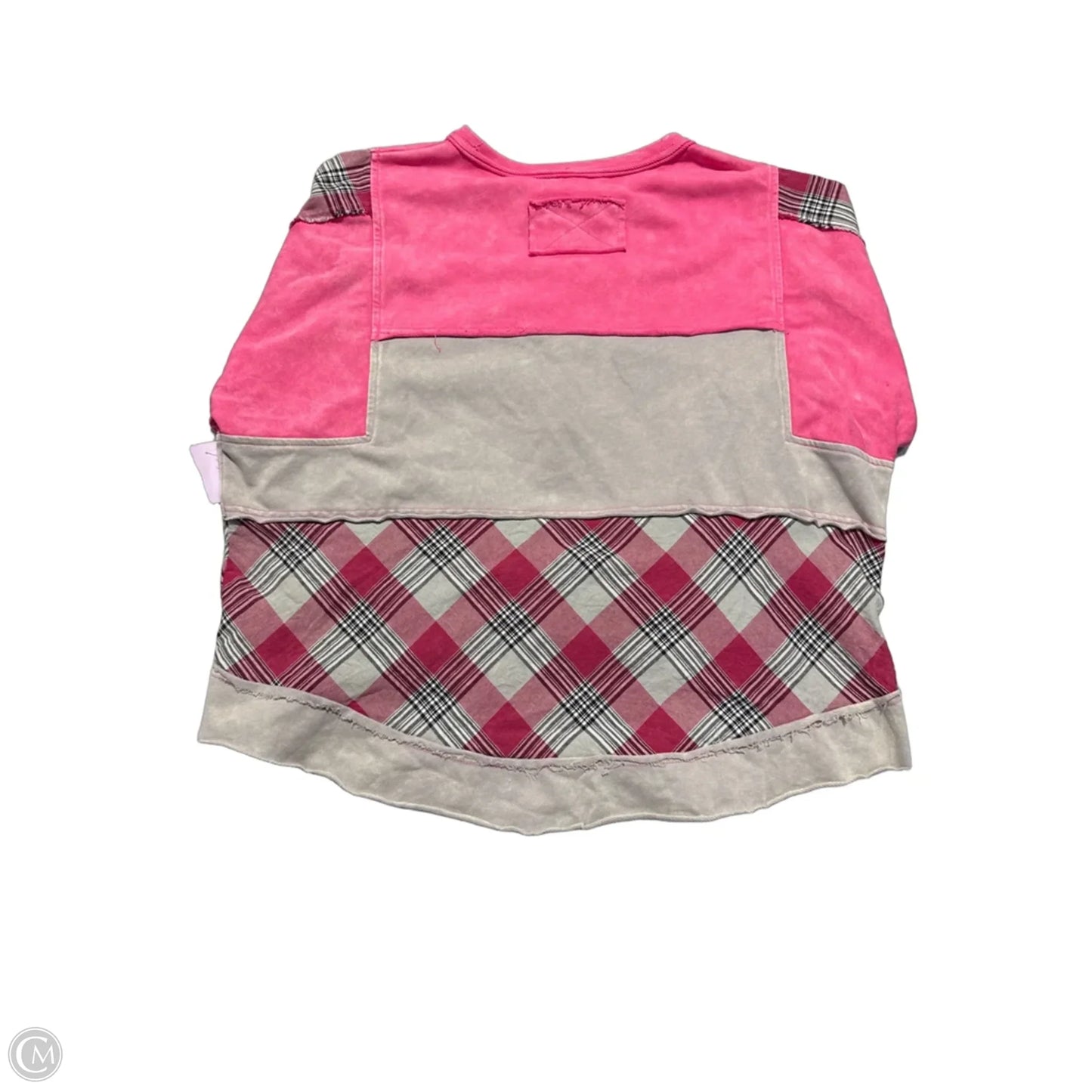 Top Long Sleeve By Cmc In Pink, Size: L