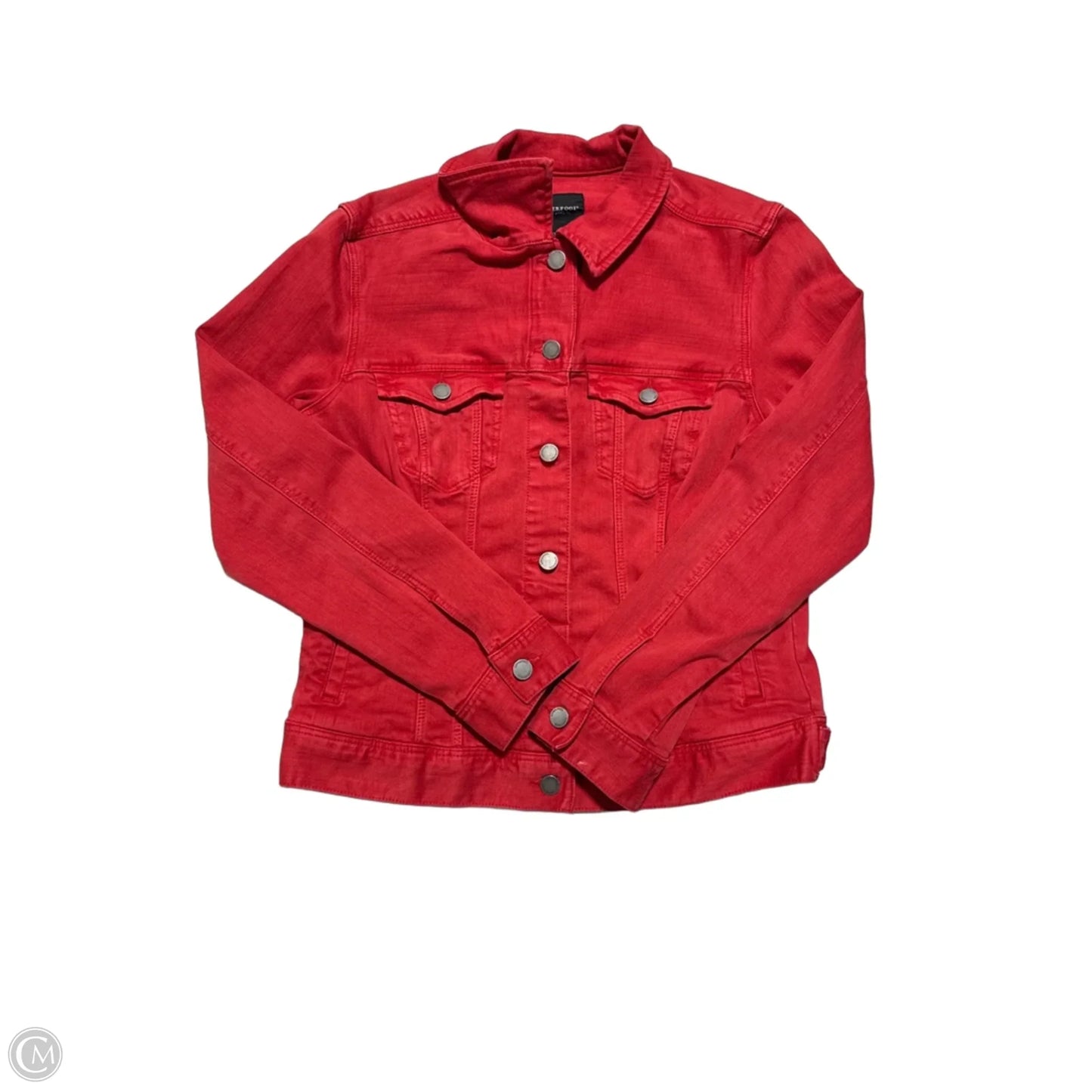 Jacket Denim By Liverpool In Red, Size: M