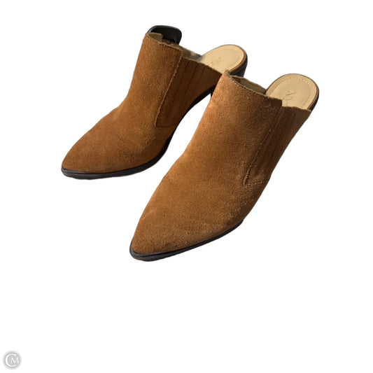 Boots Ankle Heels By Nydj In Brown, Size: 8