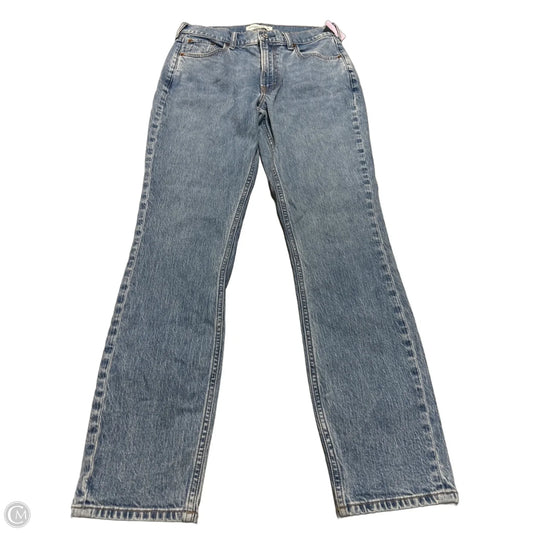 Jeans Straight By Abercrombie And Fitch In Blue, Size: 4
