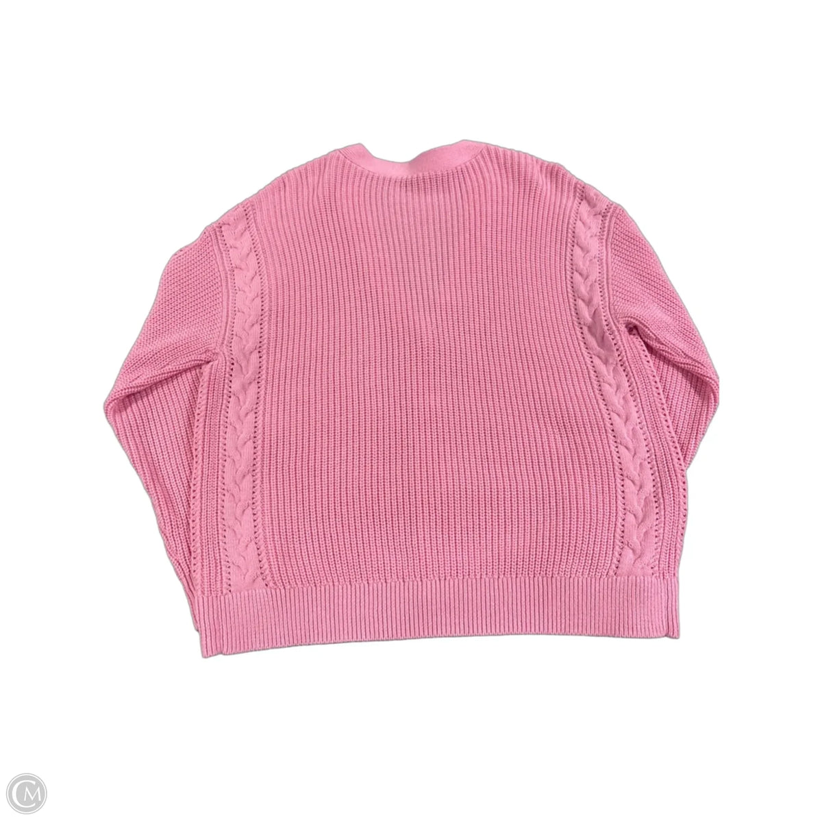 Sweater By Talbots In Pink, Size: L