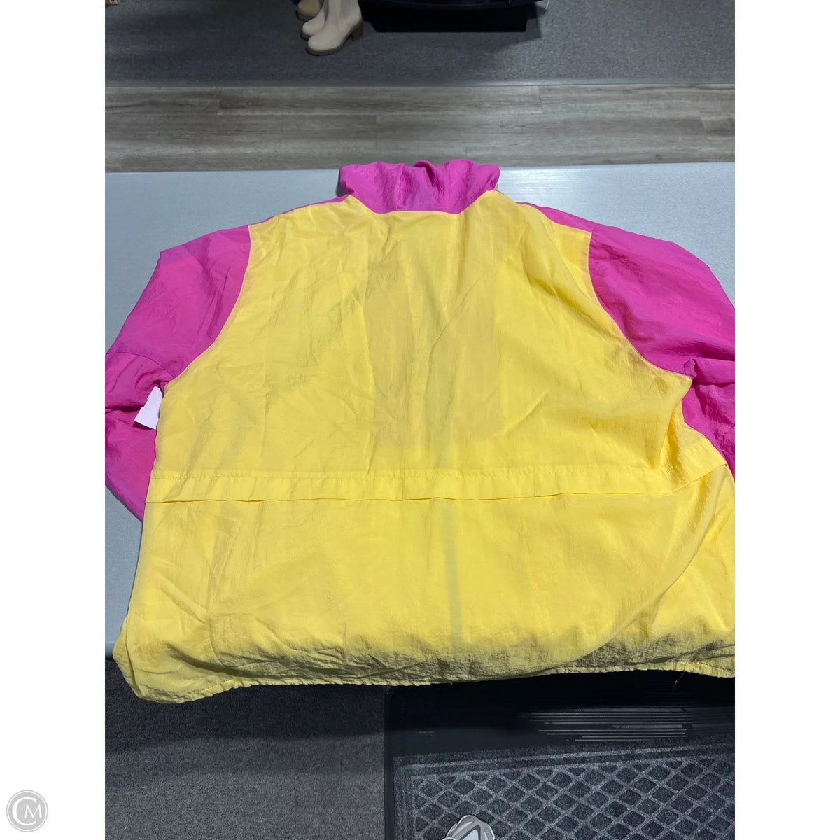 Athletic Jacket By Nike In Pink, Size: 3x