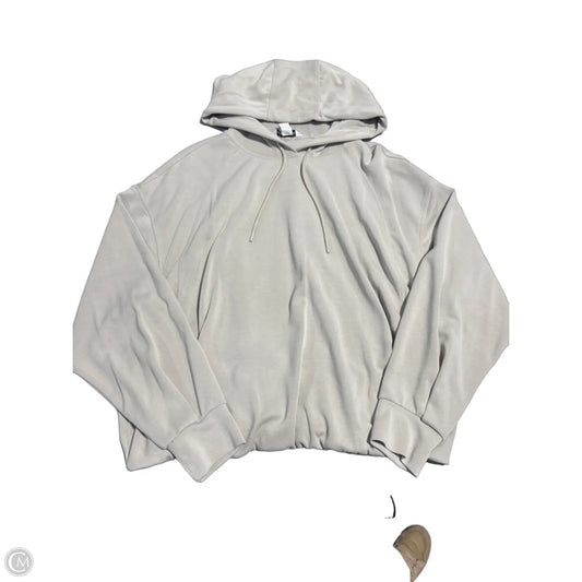 Sweatshirt Hoodie By Athleta In Beige, Size: M