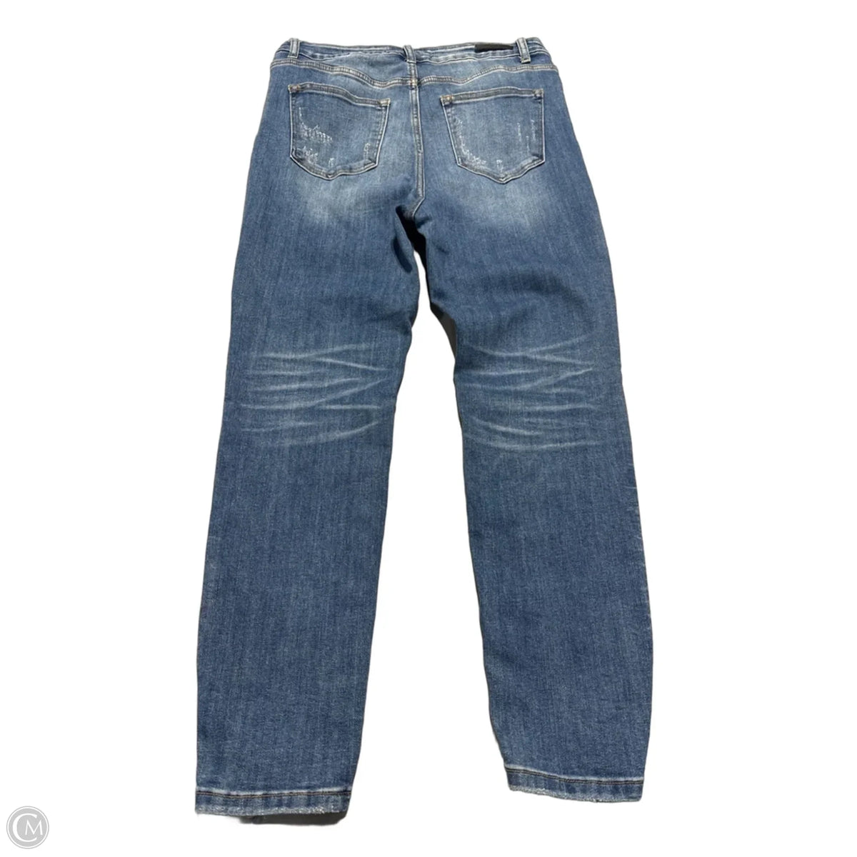 Jeans Straight By Risen In Blue, Size: 14