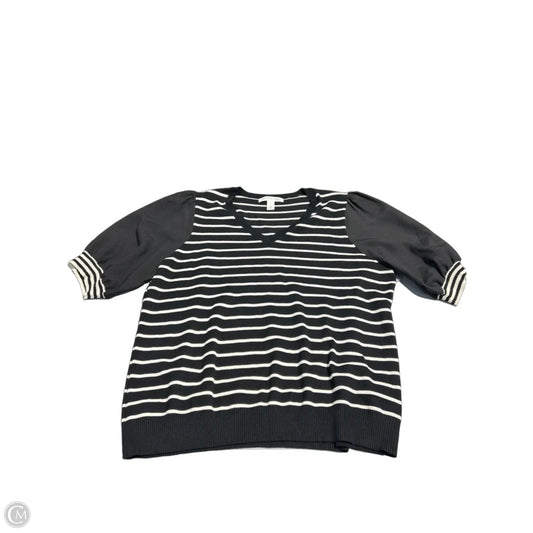 Top Long Sleeve By Emaline In Black, Size: 1x