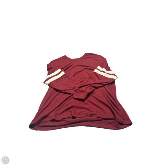 Top Long Sleeve By Lane Bryant In Red, Size: Xl