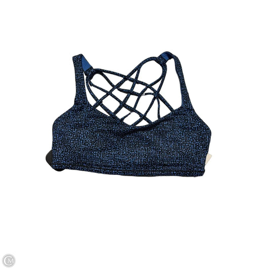 Athletic Bra By Lululemon In Blue, Size: 6