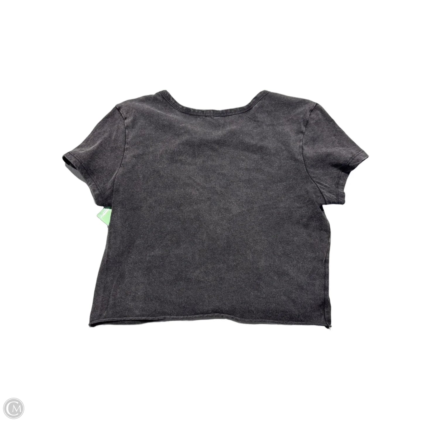 Top Short Sleeve By Cmc In Grey, Size: L