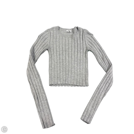 Top Long Sleeve By Garage In Grey, Size: Xs