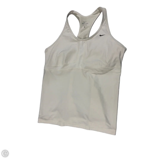 Athletic Tank Top By Nike In White, Size: 2x