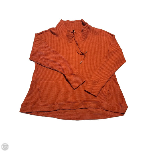 Top Long Sleeve By Cmc In Orange, Size: 2x