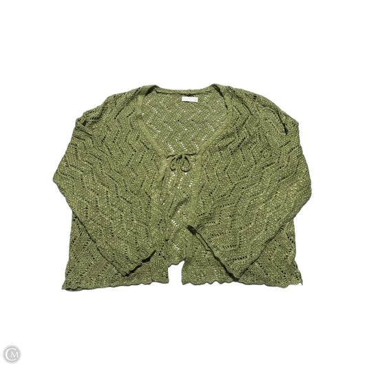 Cardigan By Lc Lauren Conrad In Green, Size: 2x